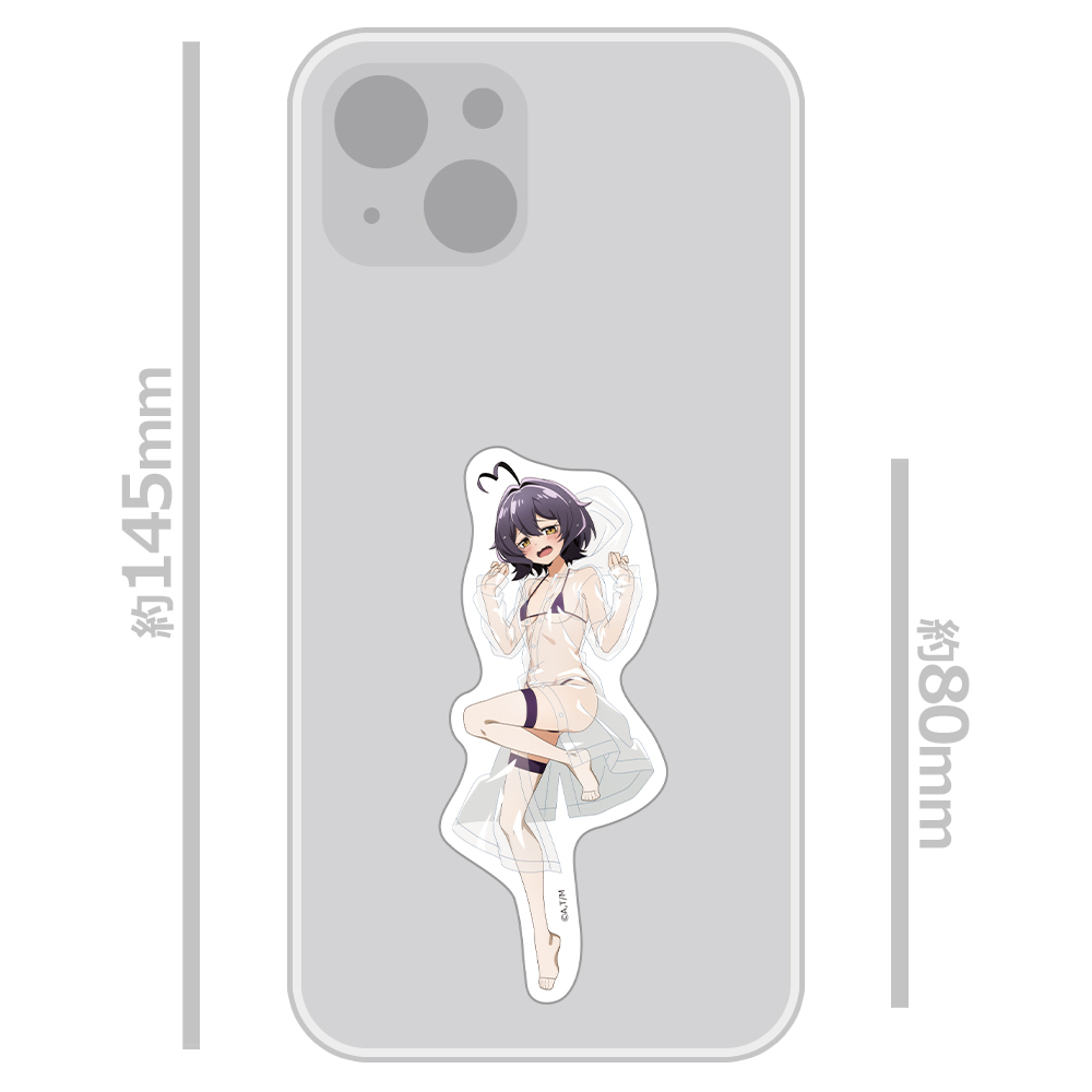 魔法少女にあこがれて ダイカットステッカーセット 柊うてな レインコート水着ver.【描き下ろし】 画像 3 | AniSmile