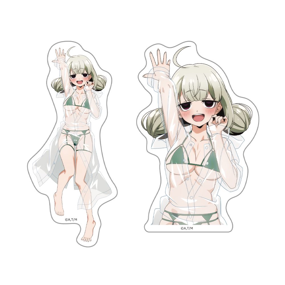 魔法少女にあこがれて ダイカットステッカーセット 阿良河キウィ レインコート水着ver. 【描き下ろし】 - 公式商品画像 | AniSmile