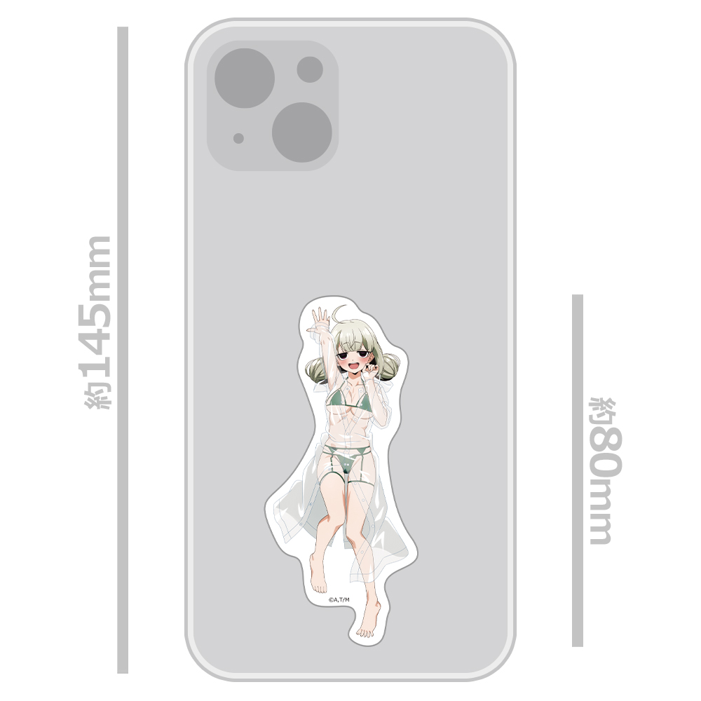魔法少女にあこがれて ダイカットステッカーセット 阿良河キウィ レインコート水着ver. 【描き下ろし】 画像 2 | AniSmile