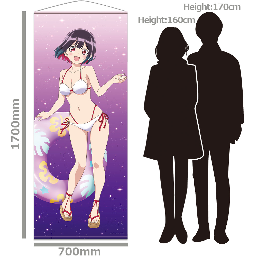 ばっどがーる ほぼ等身大タペストリー 優谷優 水着ver.【描き下ろし】 画像 3 | AniSmile