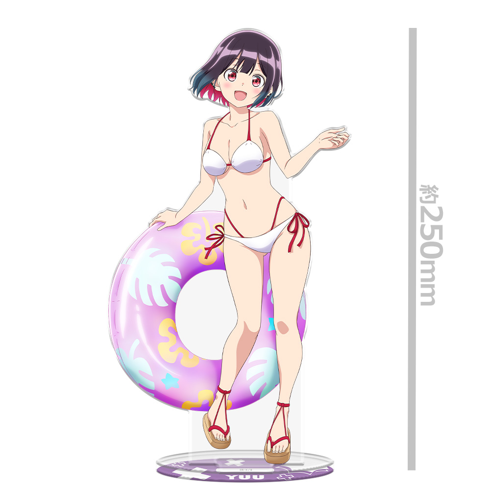 ばっどがーる BIGアクリルキャラスタンド 優谷優 水着ver.【描き下ろし】 画像 2 | AniSmile