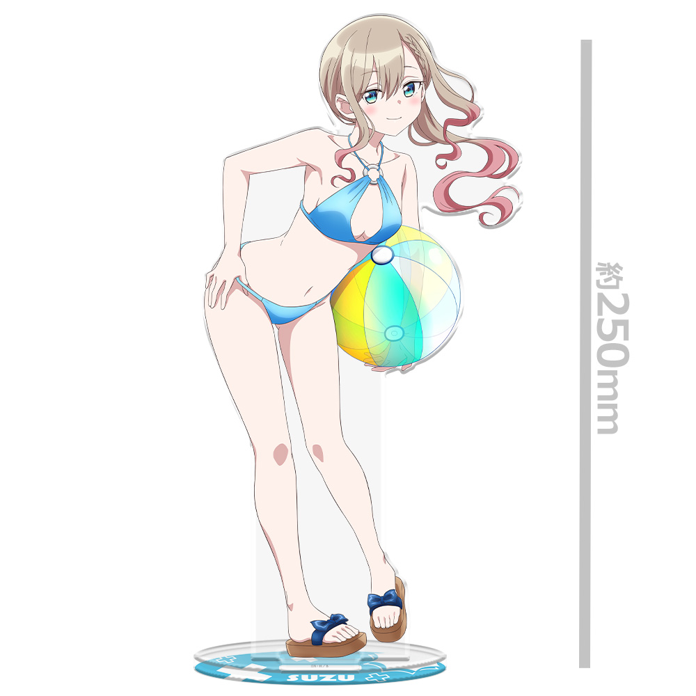 ばっどがーる BIGアクリルキャラスタンド 涼風涼 水着ver.【描き下ろし】 画像 2 | AniSmile