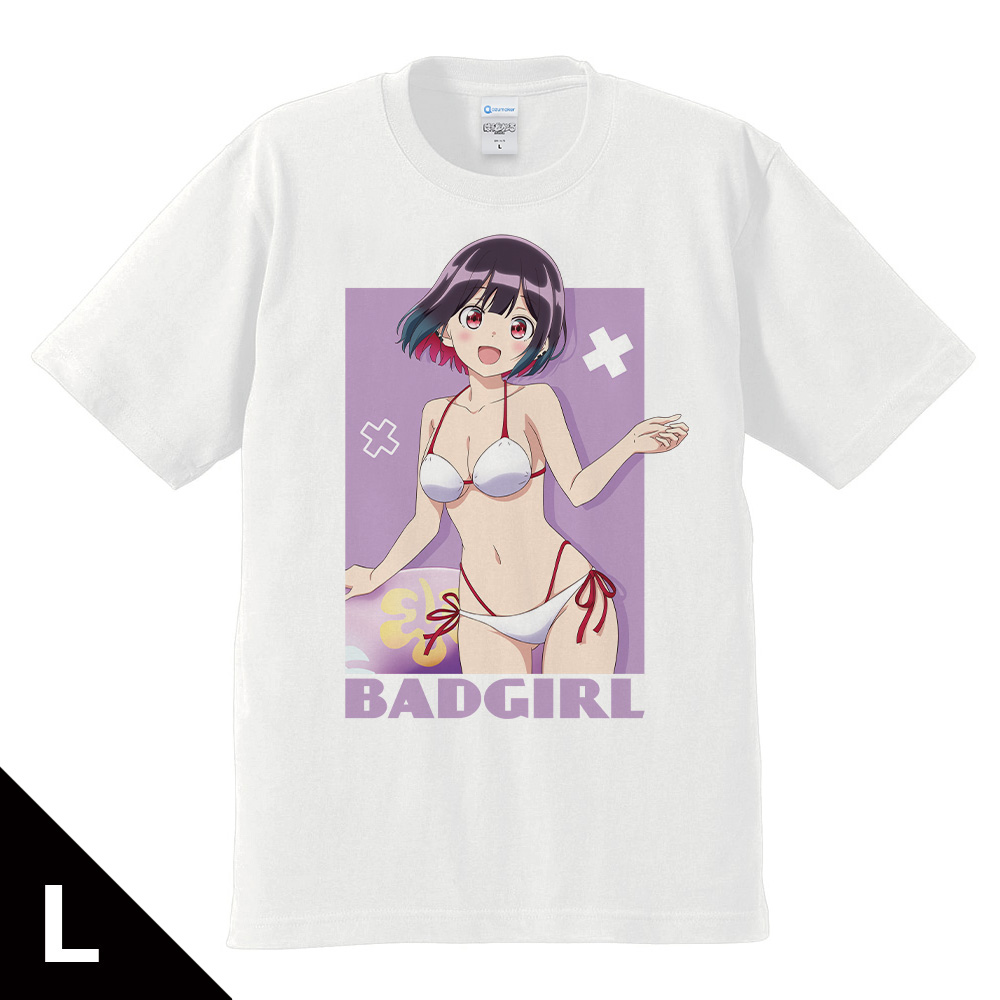ばっどがーる Tシャツ 優谷優 Lサイズ 水着ver.【描き下ろし】 - 公式商品画像 | AniSmile