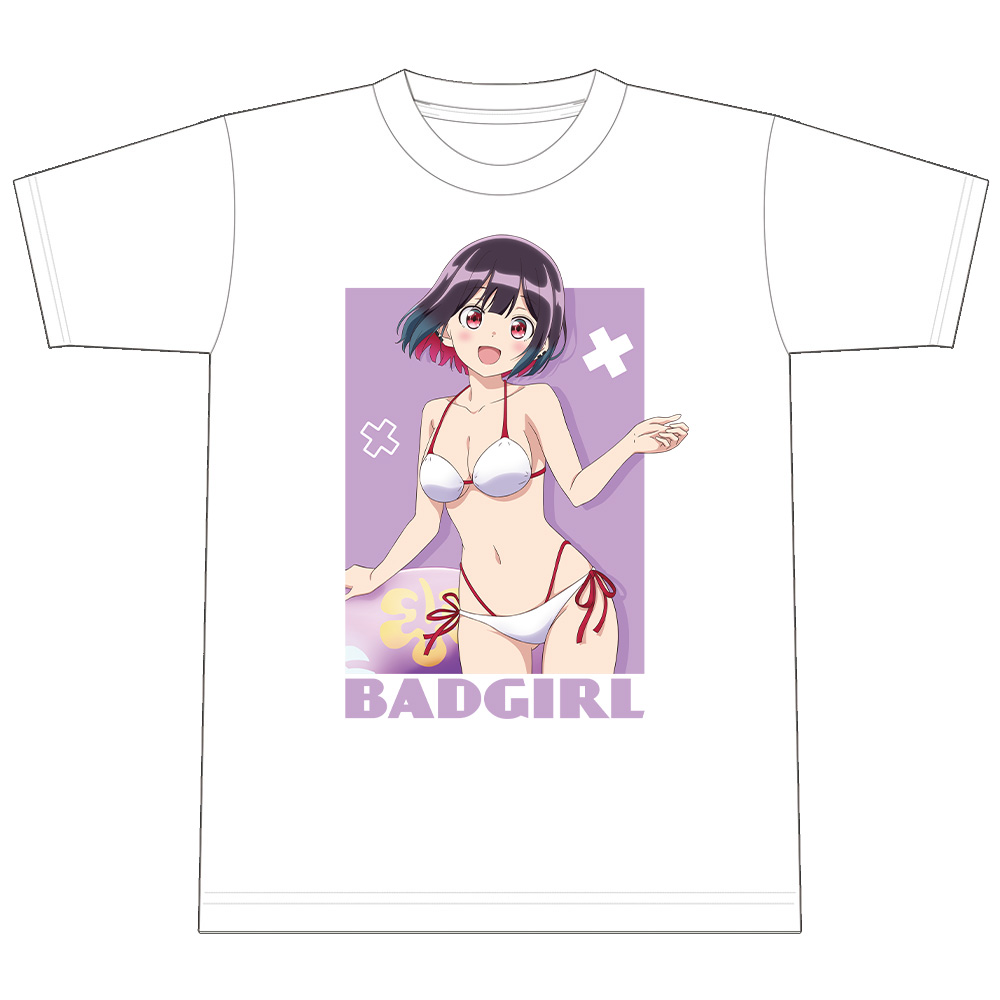 ばっどがーる Tシャツ 優谷優 Lサイズ 水着ver.【描き下ろし】 画像 3 | AniSmile