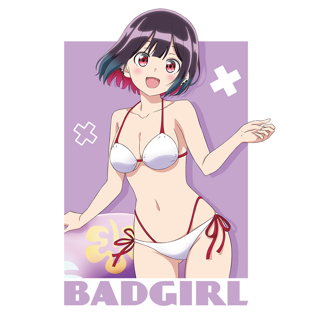 ばっどがーる Tシャツ 優谷優 XLサイズ 水着ver.【描き下ろし】 画像 3 | AniSmile
