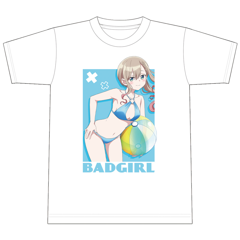 ばっどがーる Tシャツ 涼風涼 Mサイズ 水着ver.【描き下ろし】 画像 4 | AniSmile
