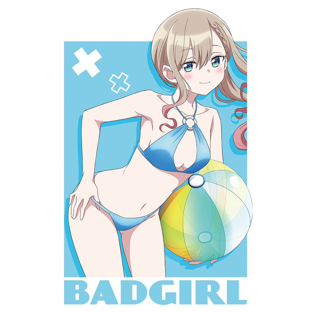 ばっどがーる Tシャツ 涼風涼 XLサイズ 水着ver.【描き下ろし】 画像 3 | AniSmile