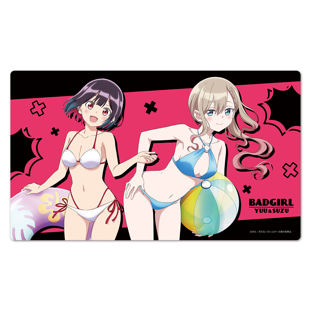 ばっどがーる キャラクターラバーマット 優&涼 水着ver.【描き下ろし】 - 公式商品画像 | AniSmile