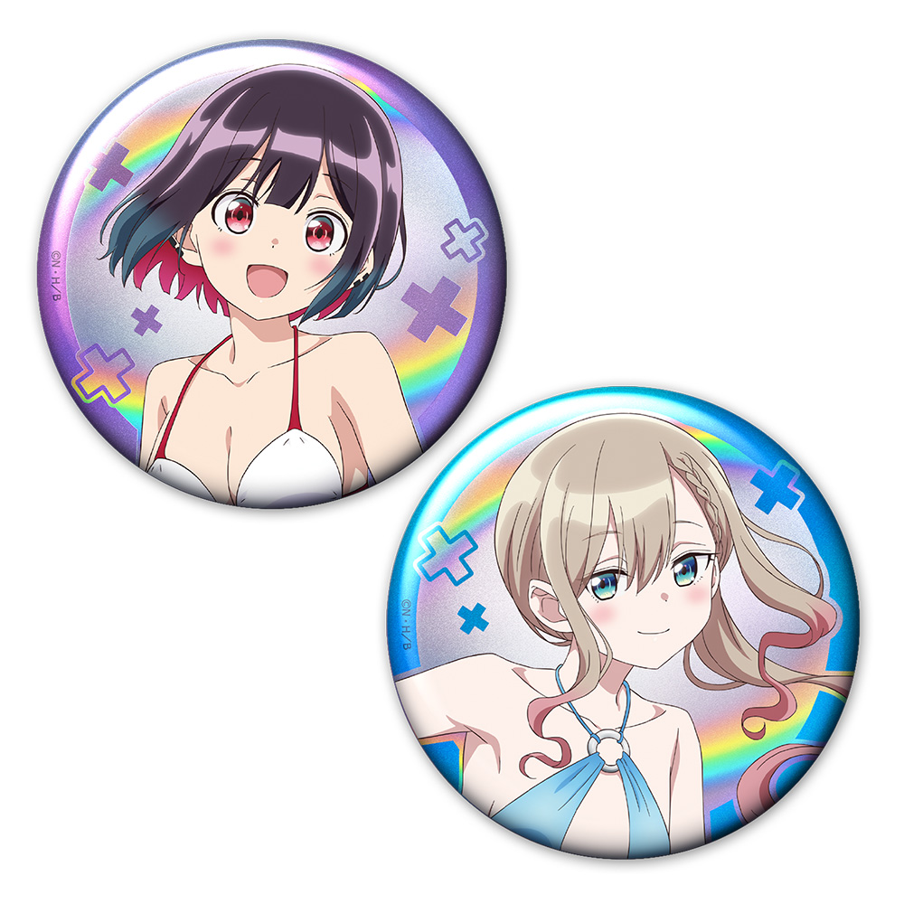 ばっどがーる ホログラム缶バッジ2個セット 優&涼 水着ver.【描き下ろし】 - 公式商品画像 | AniSmile