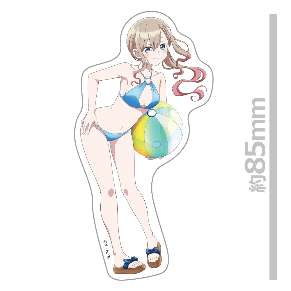 ばっどがーる ダイカットステッカー 涼風涼 水着ver.【描き下ろし】 画像 2 | AniSmile