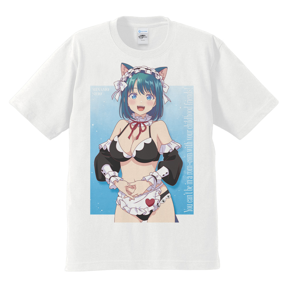 幼馴染とはラブコメにならない Tシャツ 水萌 汐 猫耳水着メイドver. Mサイズ【描き下ろし】 画像 2 | AniSmile