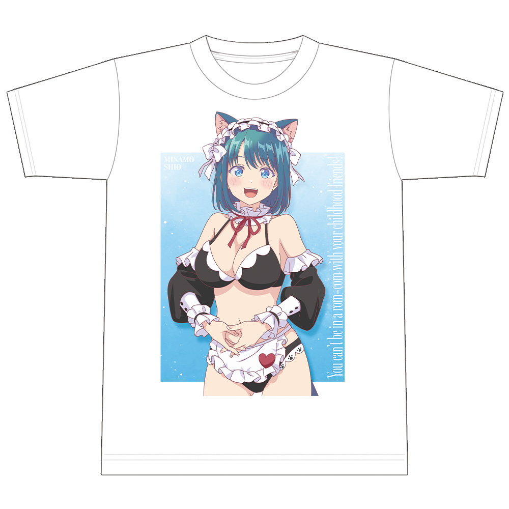 幼馴染とはラブコメにならない Tシャツ 水萌 汐 猫耳水着メイドver. Mサイズ【描き下ろし】 画像 4 | AniSmile