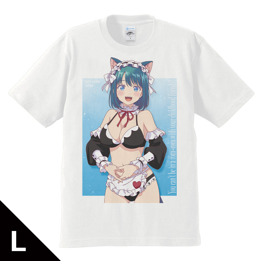幼馴染とはラブコメにならない Tシャツ 水萌 汐 猫耳水着メイドver. Lサイズ【描き下ろし】 - 公式商品画像 | AniSmile