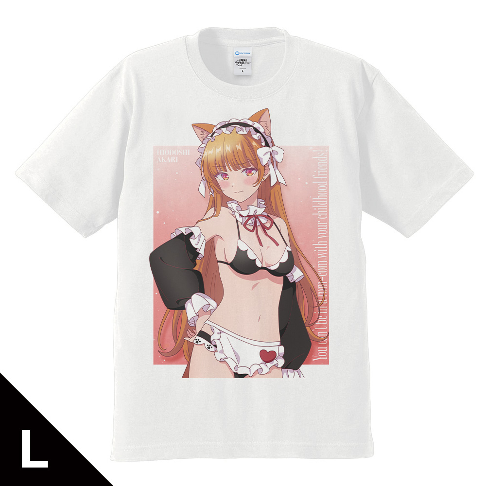 幼馴染とはラブコメにならない Tシャツ 火威 灯 猫耳水着メイドver. Lサイズ【描き下ろし】 - 公式商品画像 | AniSmile