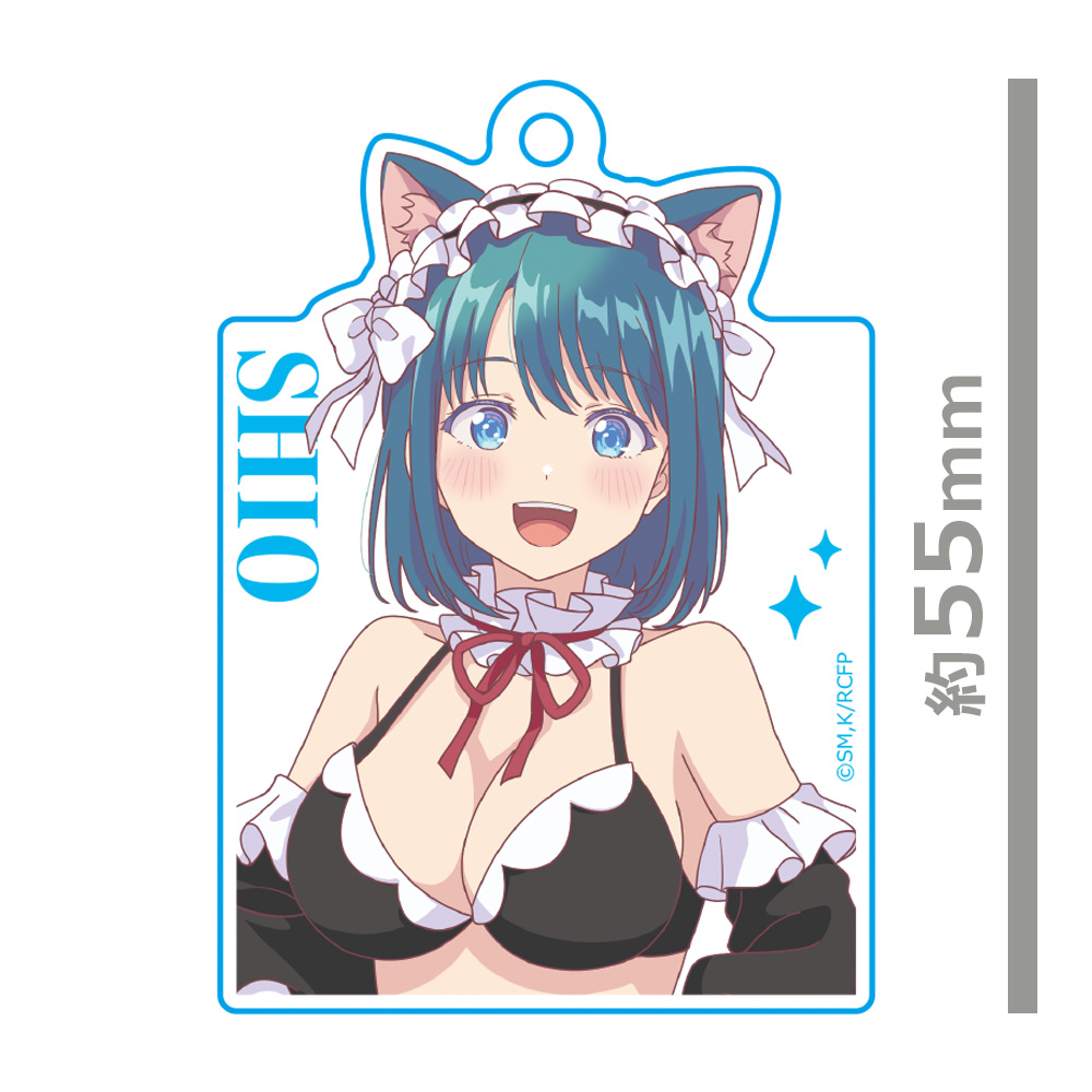 幼馴染とはラブコメにならない アクリルキーリング 水萌 汐 猫耳水着メイドver.【描き下ろし】 画像 2 | AniSmile