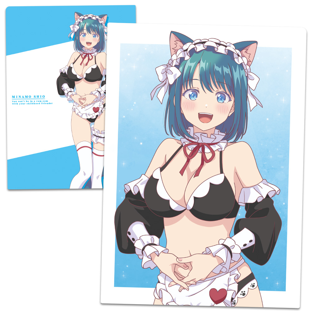 幼馴染とはラブコメにならない クリアファイル 水萌 汐 猫耳水着メイドver.【描き下ろし】 - 公式商品画像 | AniSmile