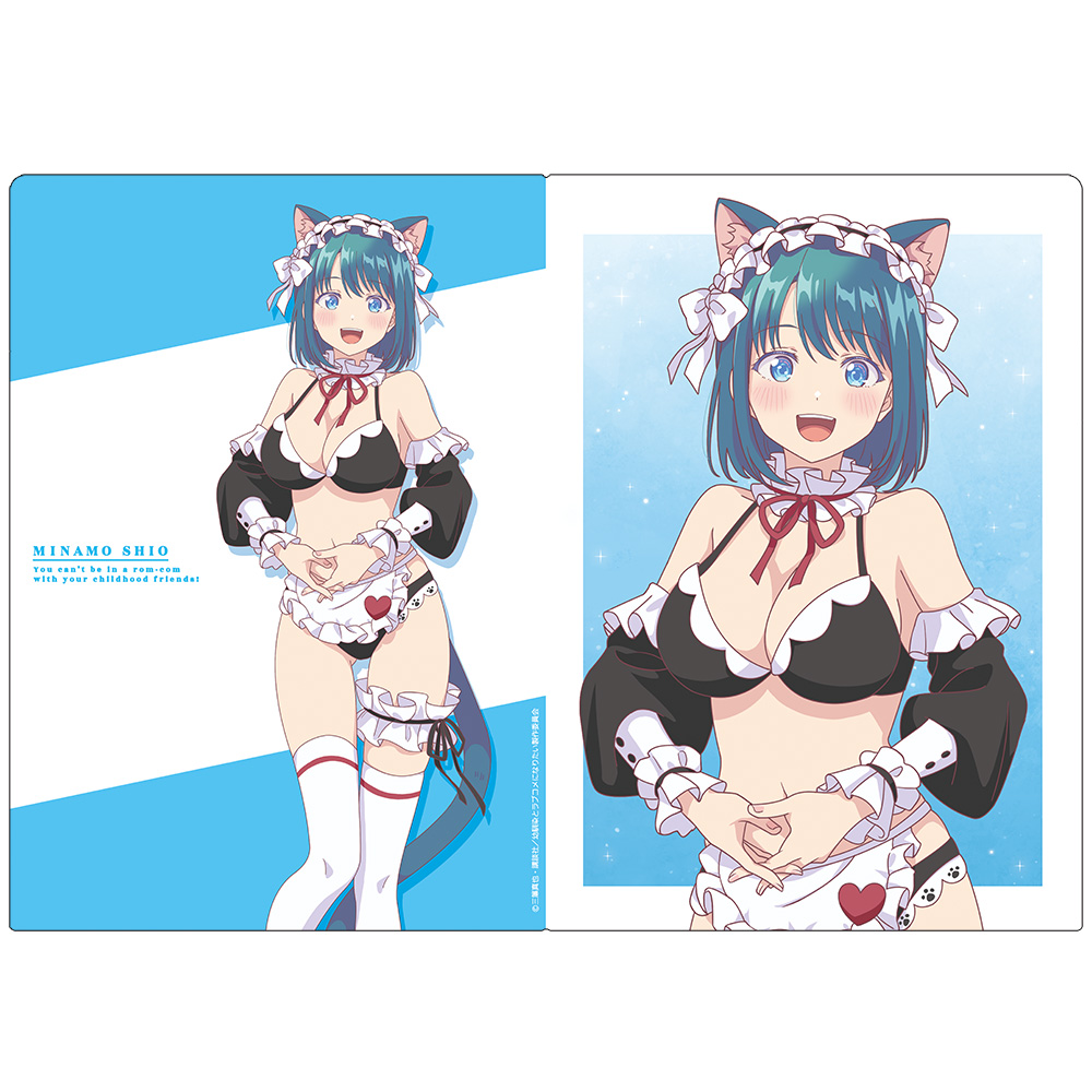 幼馴染とはラブコメにならない クリアファイル 水萌 汐 猫耳水着メイドver.【描き下ろし】 画像 5 | AniSmile