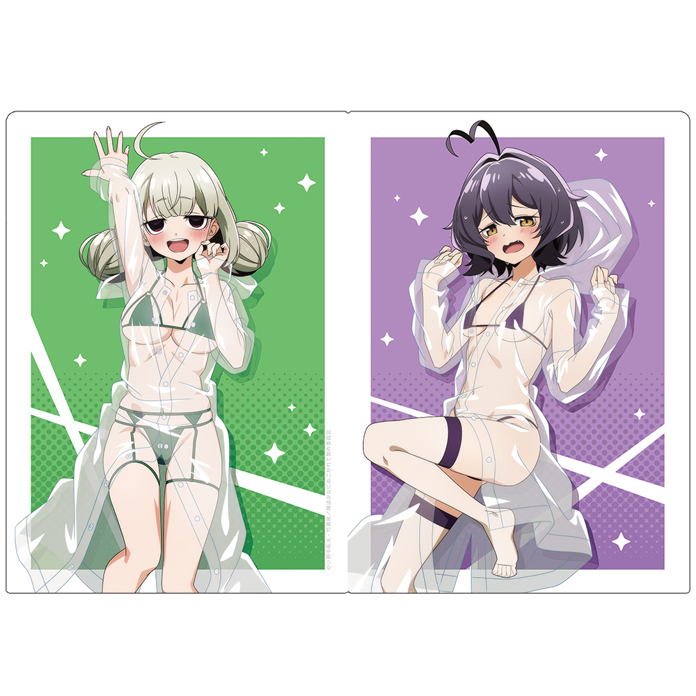 魔法少女にあこがれて クリアファイル 柊うてな&阿良河キウィ レインコート水着ver.【描き下ろし】 画像 4 | AniSmile