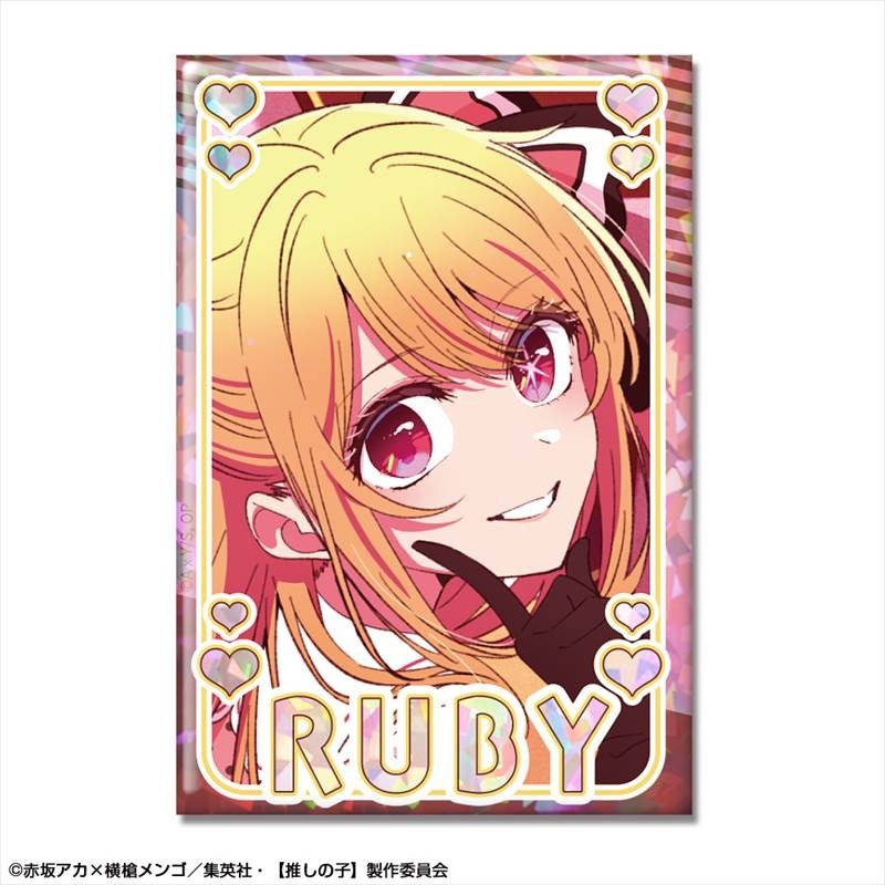 TVアニメ【推しの子】 ホログラム缶バッジ Ver.4 デザイン02(ルビー/B) - 公式商品画像 | AniSmile