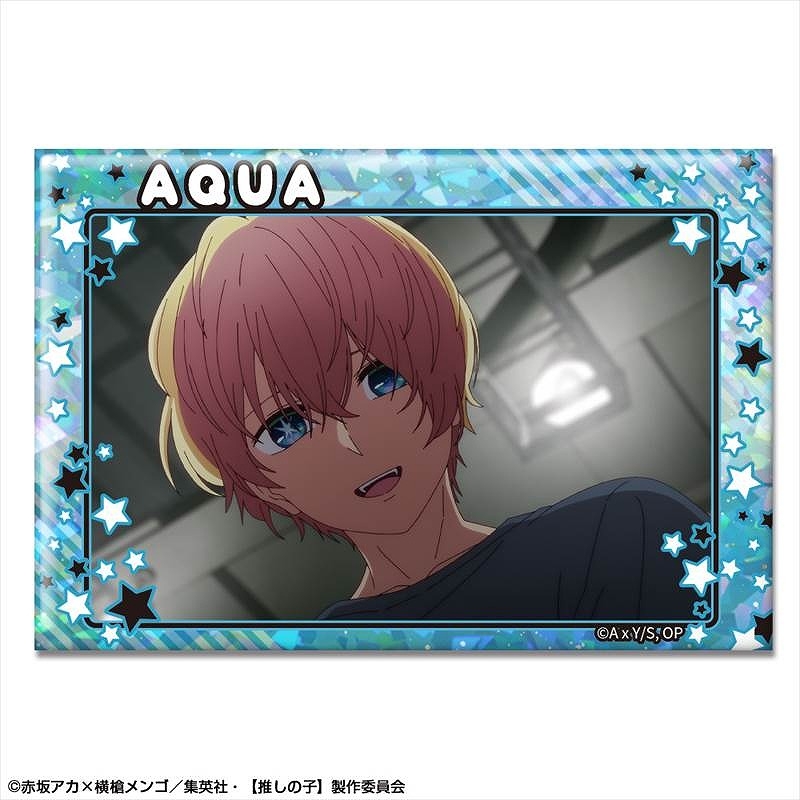 TVアニメ【推しの子】 ホログラム缶バッジ Ver.3 デザイン02(アクア) - 公式商品画像 | AniSmile
