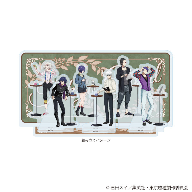 プレミアム アクリルジオラマプレート「東京喰種」01/集合デザイン 日常ver.(描き下ろしイラスト) 画像 2 | AniSmile