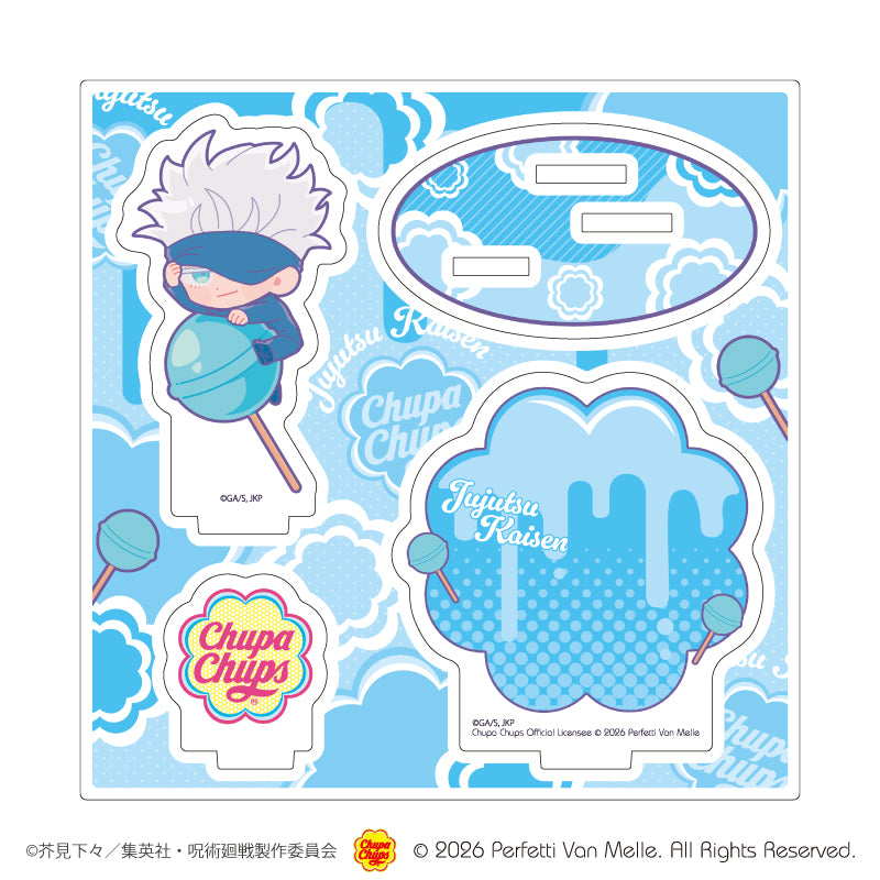 アクリルスタンドプレート「呪術廻戦×チュッパチャプス」09/五条 悟(コラボイラスト) - 公式商品画像 | AniSmile