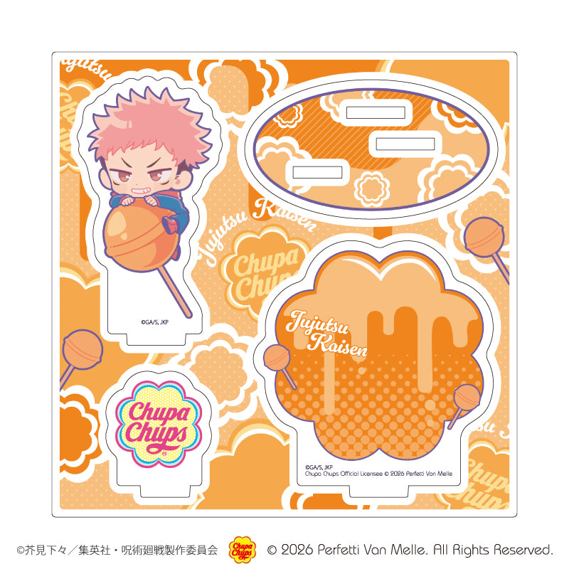 アクリルスタンドプレート「呪術廻戦×チュッパチャプス」01/虎杖 悠仁(コラボイラスト) - 公式商品画像 | AniSmile