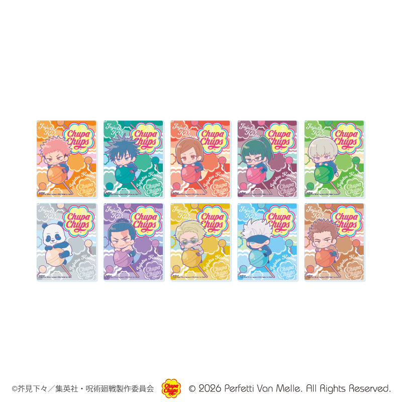 アクリルカード「呪術廻戦×チュッパチャプス」01/ブラインド(全10種)(コラボイラスト) - 公式商品画像 | AniSmile