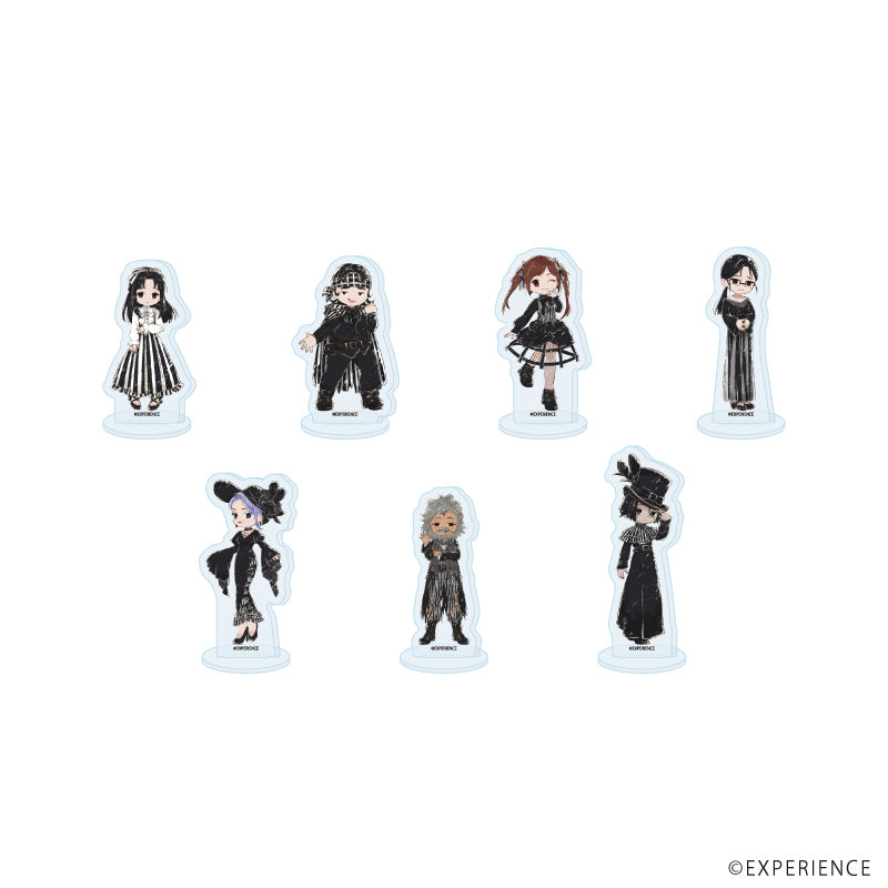 アクリルぷちスタンド「死印」02/ゴシックストライプver. ブラインド(全7種)(グラフアートイラスト) - 公式商品画像 | AniSmile