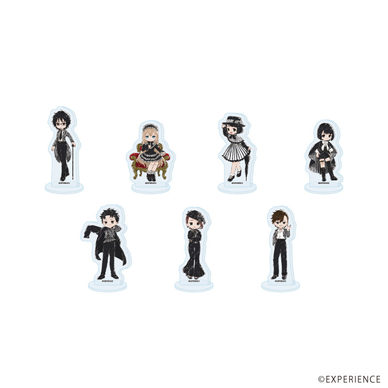 アクリルぷちスタンド「死印」01/ゴシックストライプver. ブラインド(全7種)(グラフアートイラスト) - 公式商品画像 | AniSmile