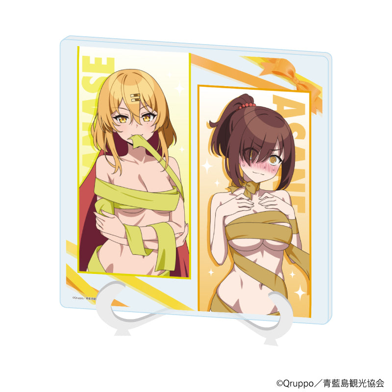 アクリルアートボード「ぬきたし THE ANIMATION」01/片桐 奈々瀬&橘 麻沙音 プレゼントver.(描き下ろしイラスト) - 公式商品画像 | AniSmile
