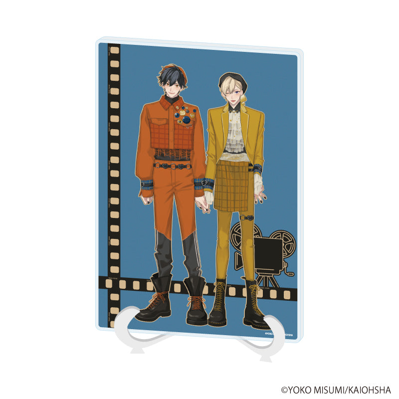 アクリルアートボード(A5サイズ)「トキシック・ノヴァ」01/橙真&依純(描き下ろしイラスト) - 公式商品画像 | AniSmile