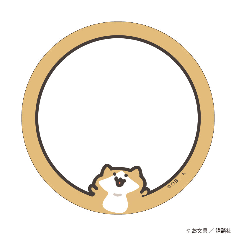 57mm缶デコカバー「お文具といっしょ」12/子猫さん ごろごろver.(描き下ろしイラスト) - 公式商品画像 | AniSmile