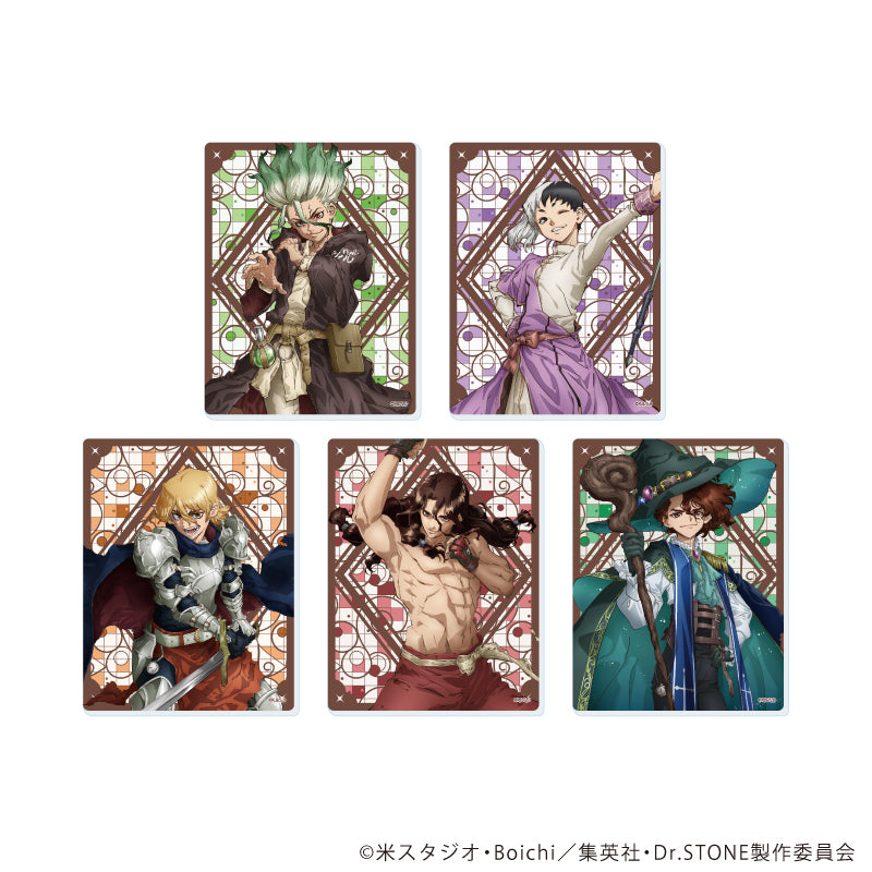アクリルカード「Dr.STONE」20/RPGver. ブラインド(全5種)(描き下ろしイラスト) - 公式商品画像 | AniSmile