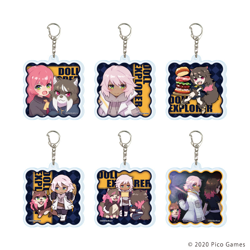 アクリルキーホルダー「DOLL EXPLORER」01/ブラインド(全6種)(公式&描き下ろしイラスト) - 公式商品画像 | AniSmile