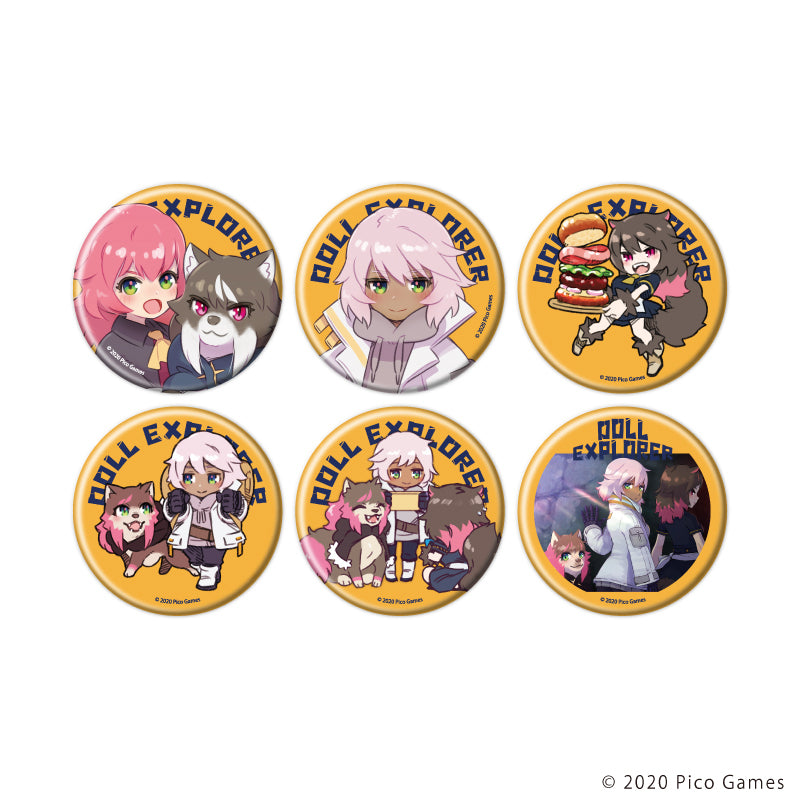 缶バッジ「DOLL EXPLORER」01/ブラインド(全6種)(公式&描き下ろしイラスト) - 公式商品画像 | AniSmile