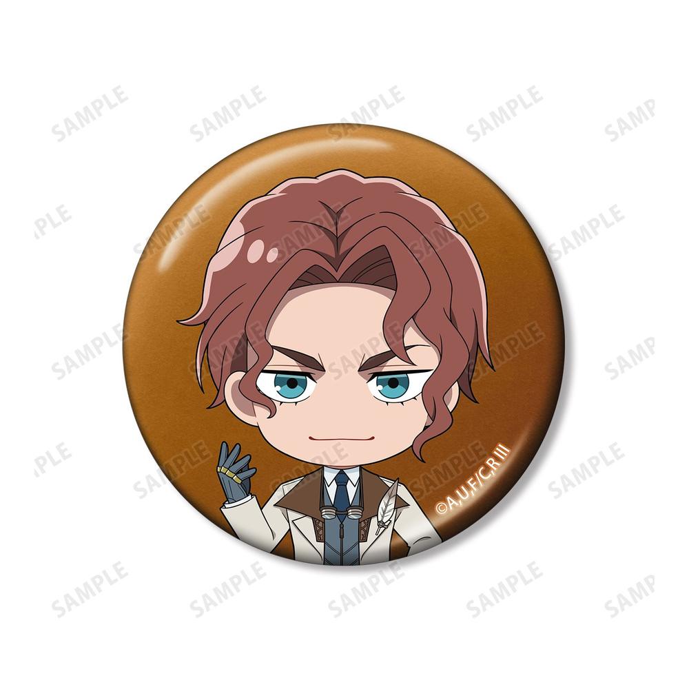 終末のワルキューレIII ベルゼブブ&ニコラ・テスラ ちびキャラ メタリック缶バッジ2個セット 画像 4 | AniSmile