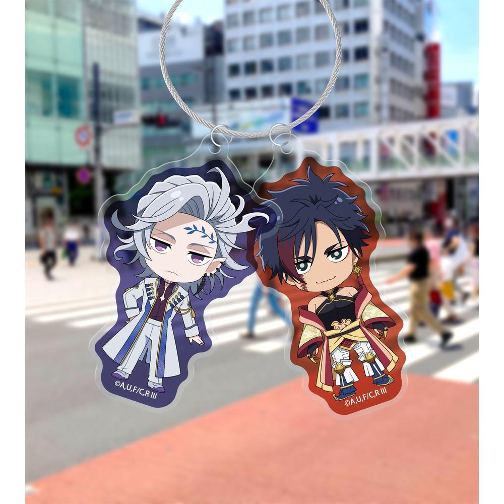 終末のワルキューレIII ハデス&始皇帝 ちびキャラ 2連ワイヤーBIGアクリルキーホルダー 画像 5 | AniSmile