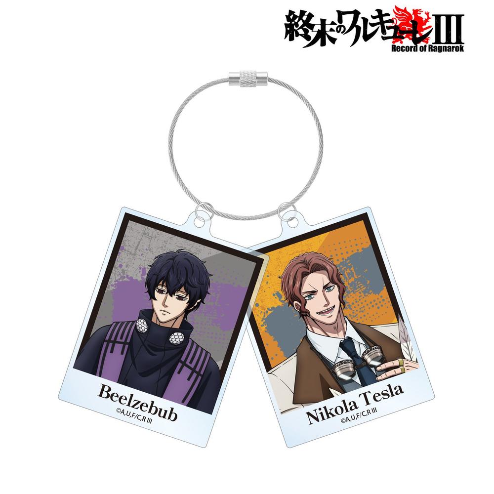 終末のワルキューレIII ベルゼブブ&ニコラ・テスラ 2連ワイヤーBIGアクリルキーホルダー 画像 2 | AniSmile