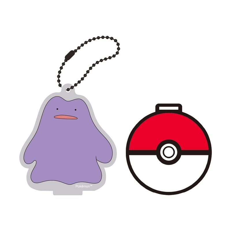 ポケットモンスター ポケモン スタンドコースターキーチェーン メタモン - 公式商品画像 | AniSmile