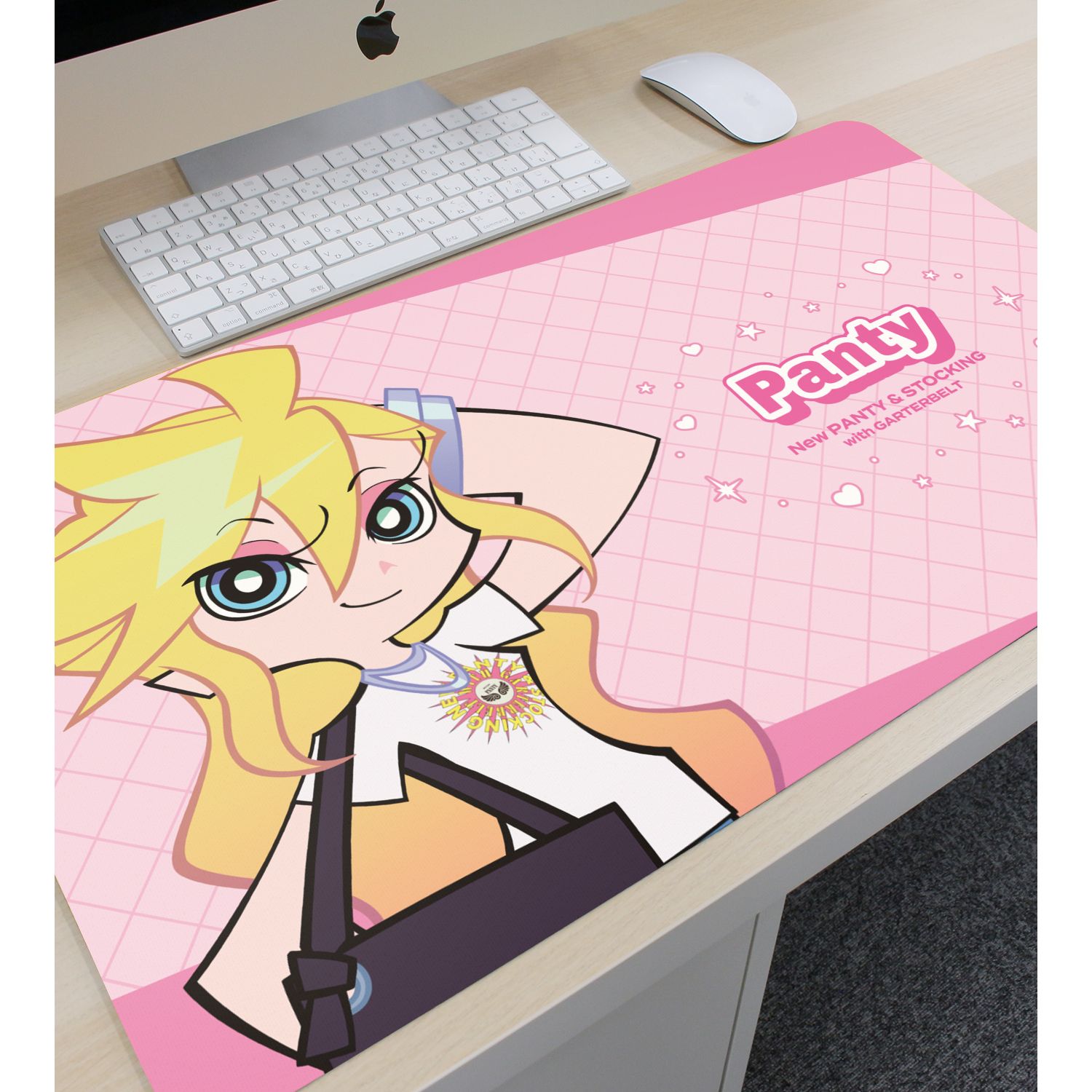 『New PANTY & STOCKING with GARTERBELT』 描き下ろし パンティ モデルver. マルチデスクマット ver.A 图片 3 | AniSmile