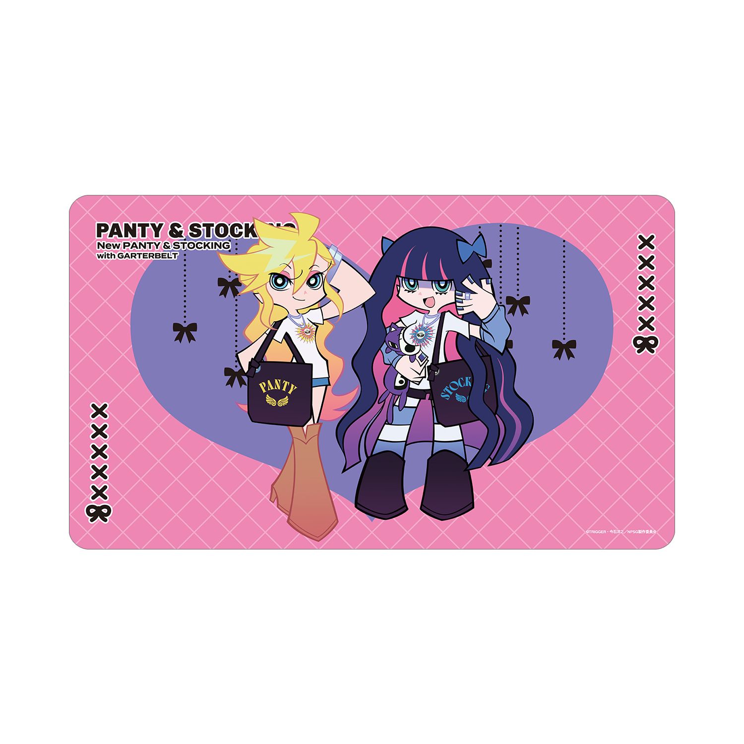 『New PANTY & STOCKING with GARTERBELT』 描き下ろし パンティ&ストッキング モデルver. マルチデスクマット ver.A - 公式商品画像 | AniSmile