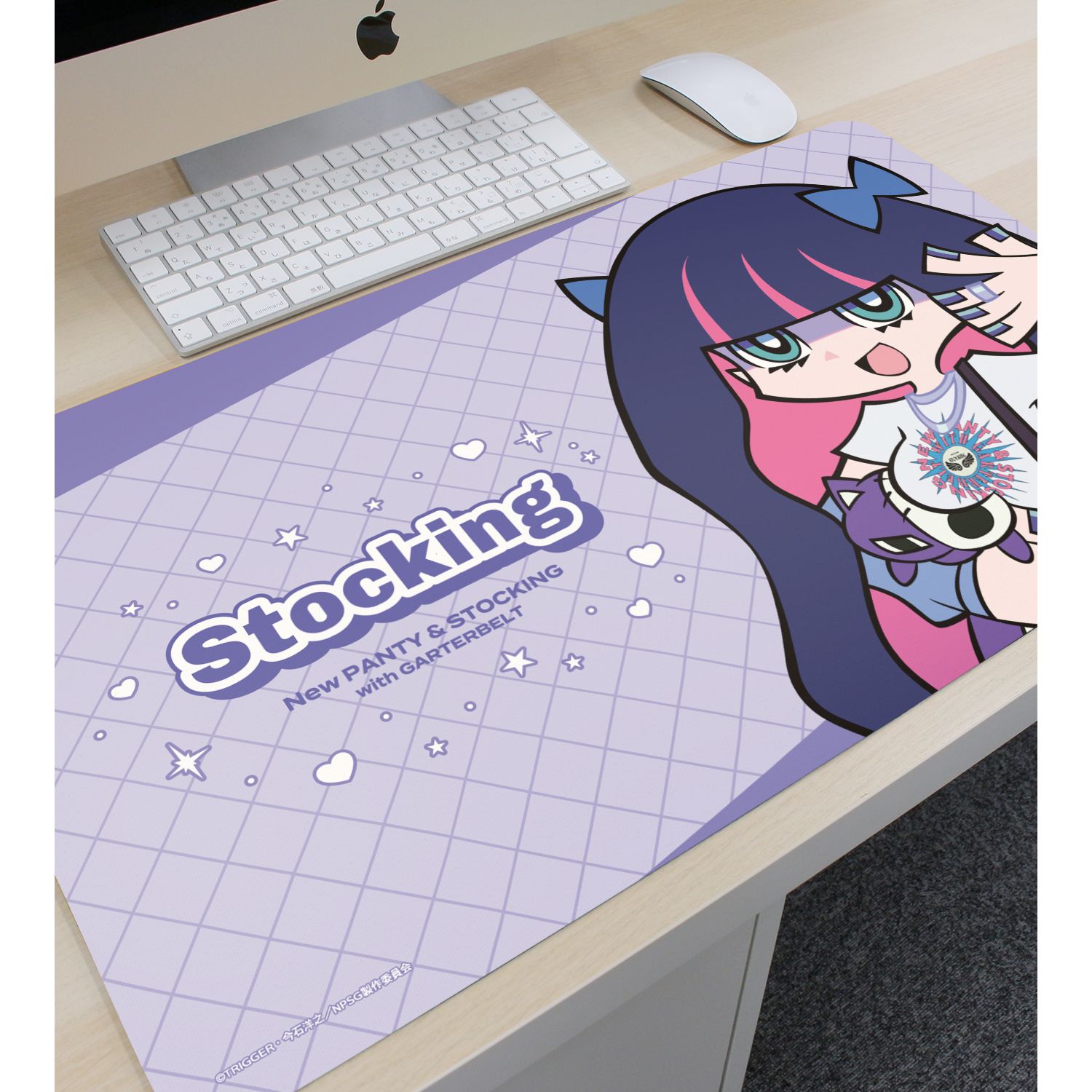 『New PANTY & STOCKING with GARTERBELT』 描き下ろし ストッキング モデルver. マルチデスクマット ver.A 画像 3 | AniSmile