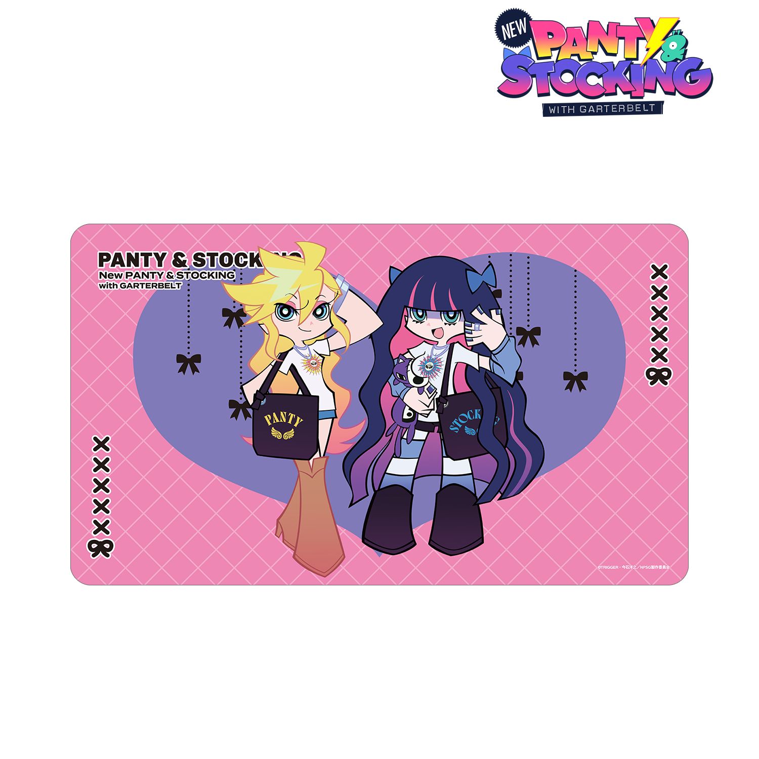 『New PANTY & STOCKING with GARTERBELT』 描き下ろし パンティ&ストッキング モデルver. マルチデスクマット ver.A 画像 2 | AniSmile