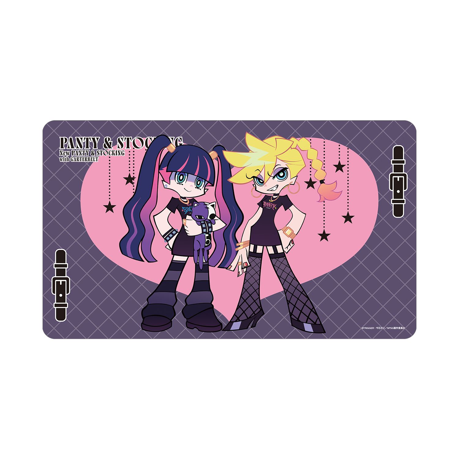 『New PANTY & STOCKING with GARTERBELT』 描き下ろし パンティ&ストッキング モデルver. マルチデスクマット ver.B - 公式商品画像 | AniSmile