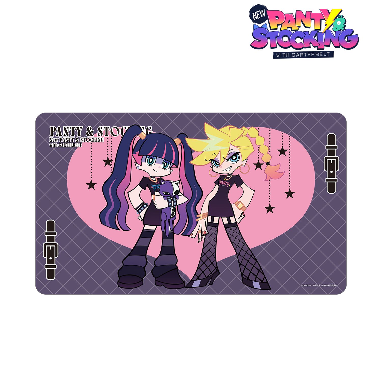 『New PANTY & STOCKING with GARTERBELT』 描き下ろし パンティ&ストッキング モデルver. マルチデスクマット ver.B 画像 2 | AniSmile