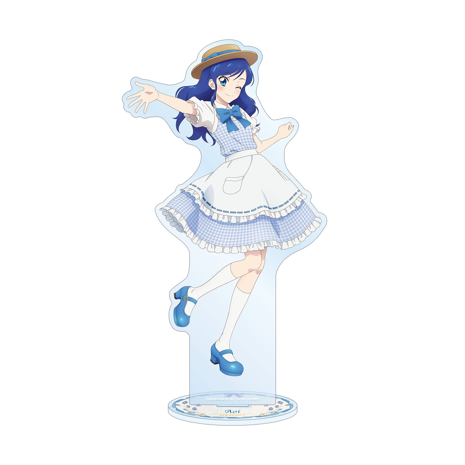 アイカツ! 10th STORY ~未来へのSTARWAY~ 描き下ろし 霧矢あおい カントリーワンピースver. BIGアクリルスタンド - 公式商品画像 | AniSmile
