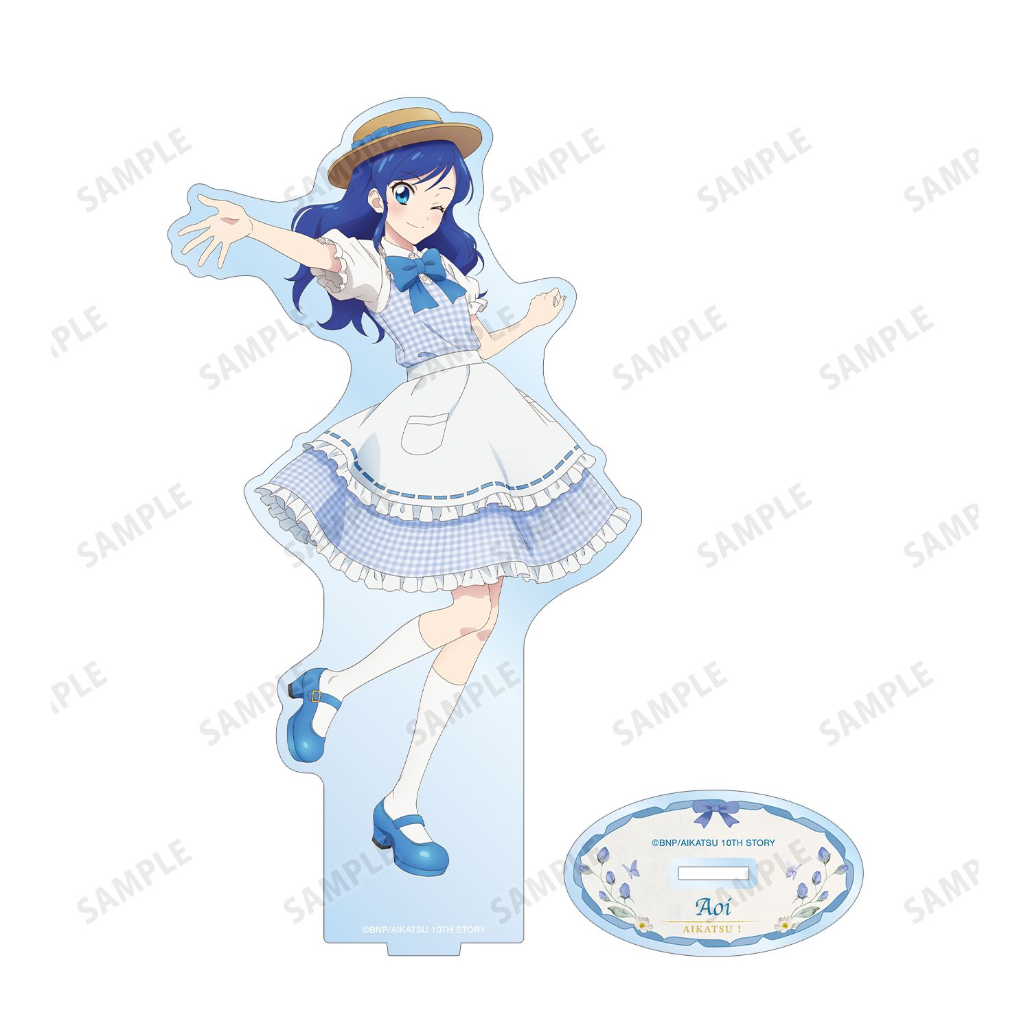 アイカツ! 10th STORY ~未来へのSTARWAY~ 描き下ろし 霧矢あおい カントリーワンピースver. BIGアクリルスタンド 画像 3 | AniSmile