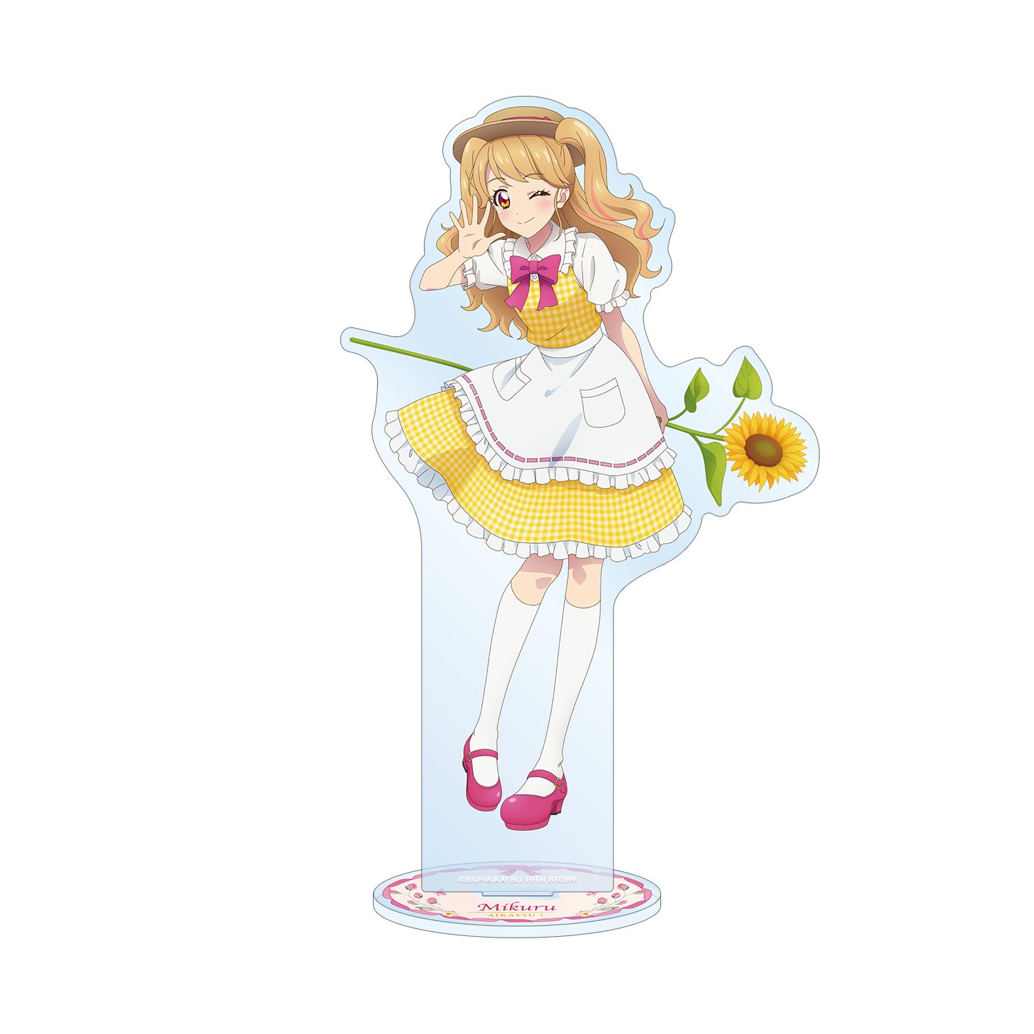 アイカツ! 10th STORY ~未来へのSTARWAY~ 描き下ろし 夏樹みくる カントリーワンピースver. BIGアクリルスタンド - 公式商品画像 | AniSmile