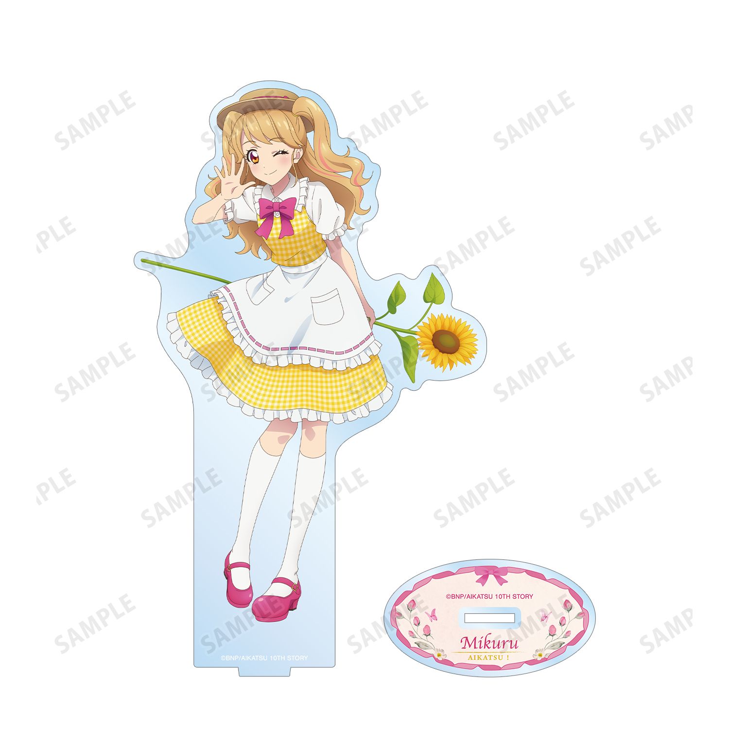 アイカツ! 10th STORY ~未来へのSTARWAY~ 描き下ろし 夏樹みくる カントリーワンピースver. BIGアクリルスタンド 画像 3 | AniSmile